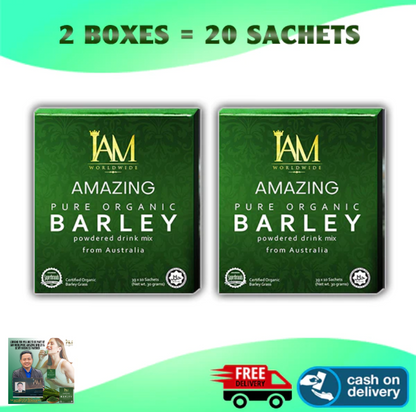 Pure Organic Barley  2 Boxes | Free Shipping | Cash on Delivery
