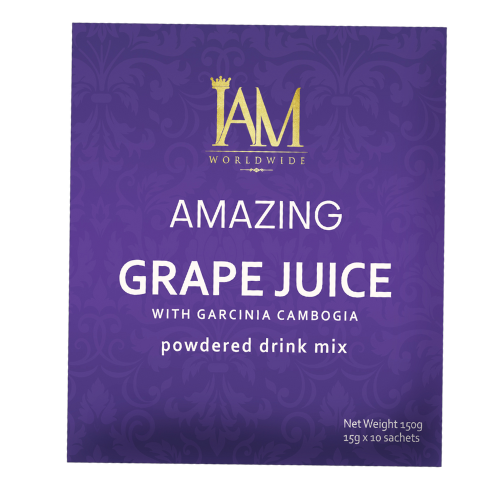IAM Worldwide Garcinia Cambogia Grape Juice - 10 Sachets per Box