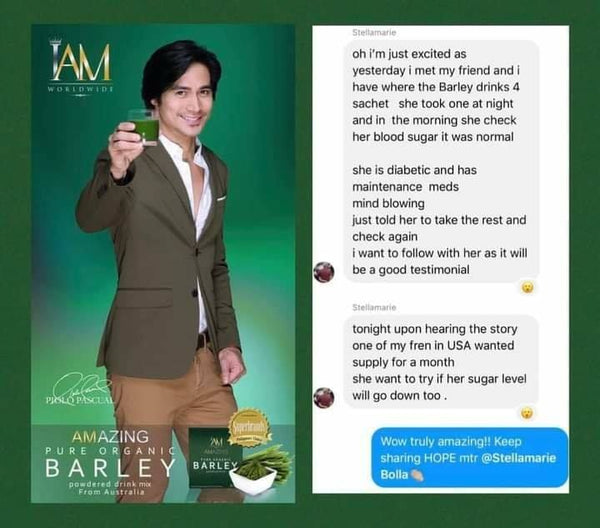 Pure Organic Barley  1 Box | Free Shipping | Cash on Delivery