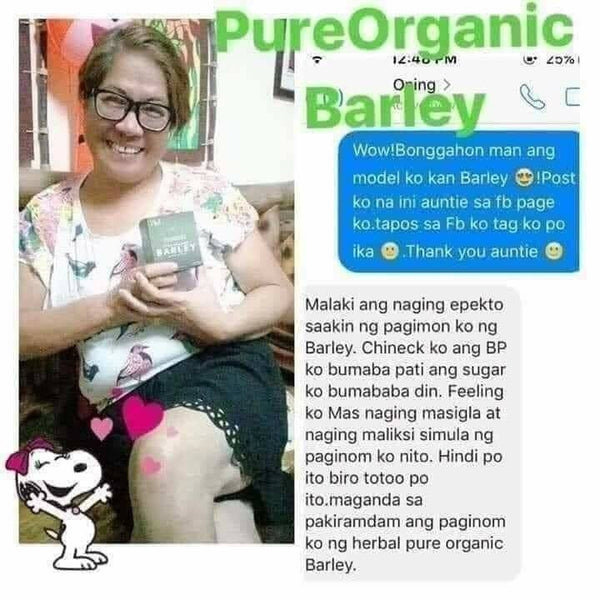 Pure Organic Barley  1 Box | Free Shipping | Cash on Delivery