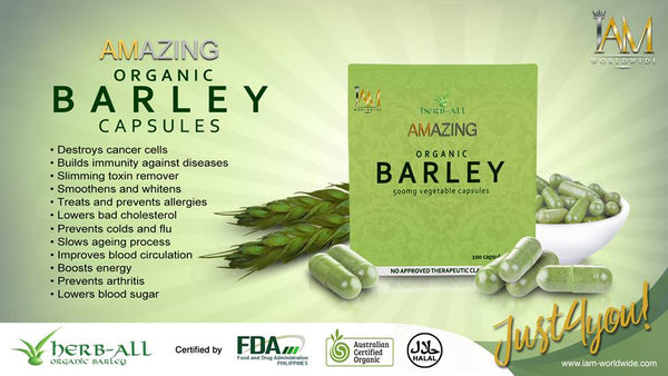 Pure Barley Capsule | 100 CAPSULES | Free Shipping | COD