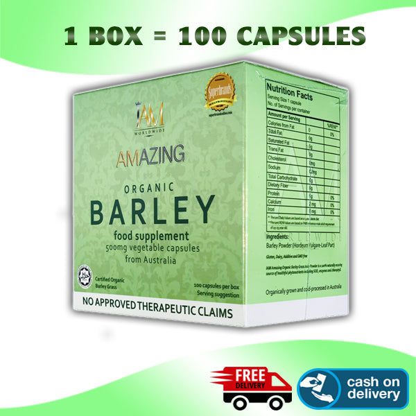 Pure Barley Capsule | 100 CAPSULES | Free Shipping | COD
