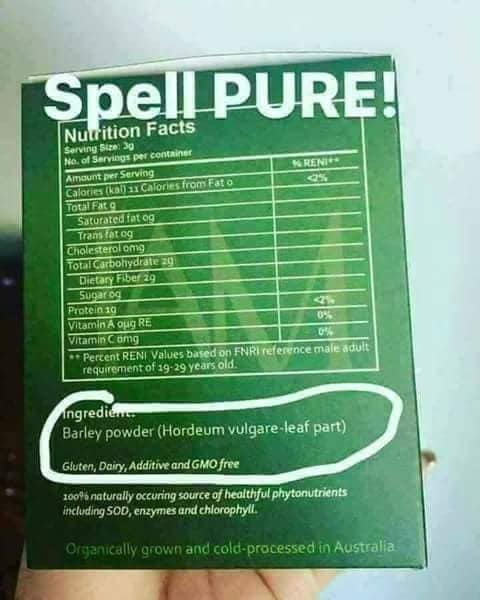 Pure Organic Barley  2 Boxes | Free Shipping | Cash on Delivery