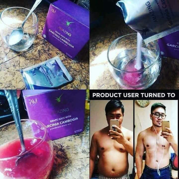 Amazing Garcinia Cambogia Grape Juice | 10 SACHETS | 10 DAYS PROGRAM