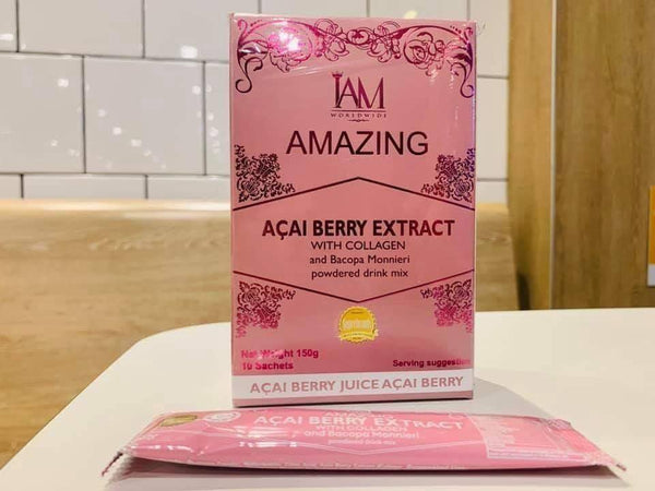Amazing Acai Berry with Collagen and Bacopa | 10 Sachets | Free Shipping | COD
